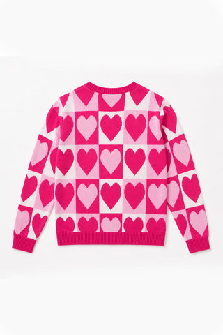 PRINTED KNIT SWEATER FOR GIRLS