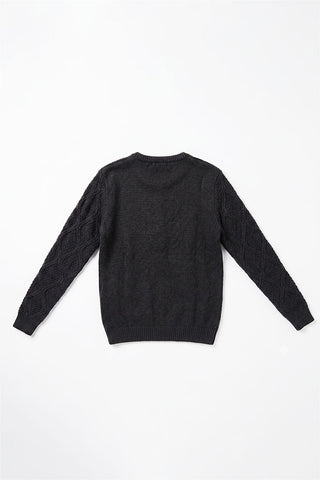 Diamond Knit pattern Sweater for Boys