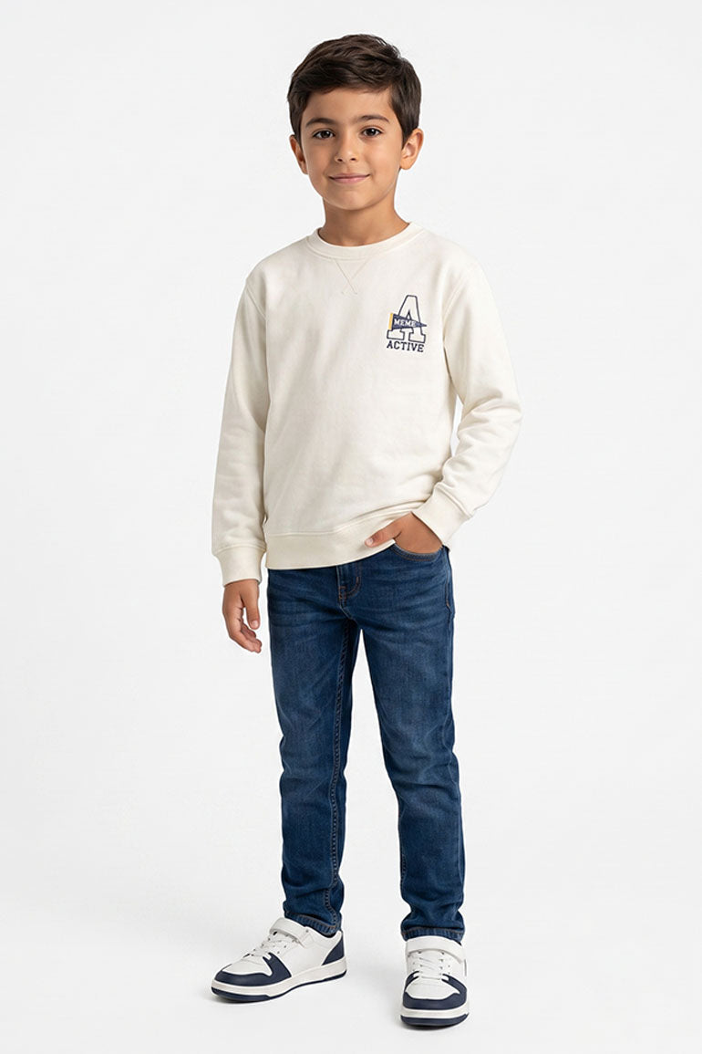 VARSITY LOGO SWEATSHIRT FOR BOYS