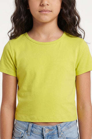 CROPPED BASIC T-SHIRT FOR GIRLS