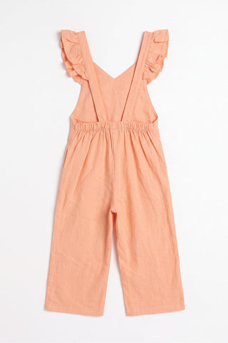 RUFFLED JUMPSUIT FOR BABY GIRLS