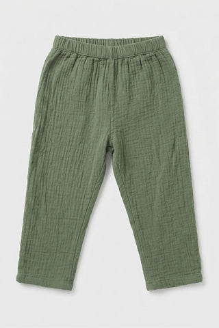 TEXTURED PULL-ON PANTS FOR BABY BOYS