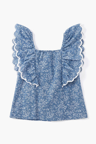 PRINTED RUFFLE DRESS FOR BABY GIRLS