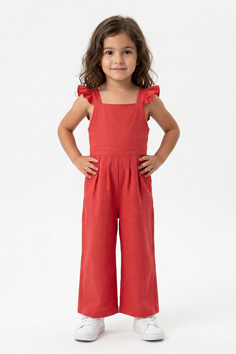 RUFFLED JUMPSUIT FOR BABY GIRLS