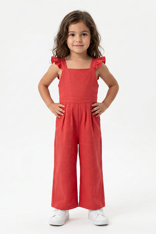 RUFFLED JUMPSUIT FOR BABY GIRLS