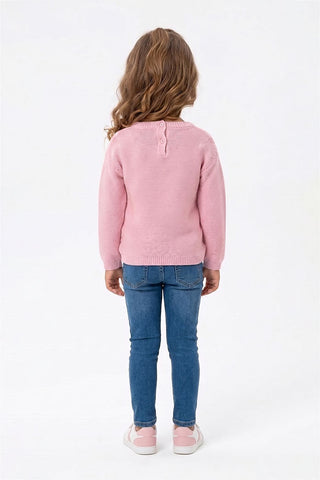 BOW DETAIL KNIT SWEATER FOR BABY GIRLS