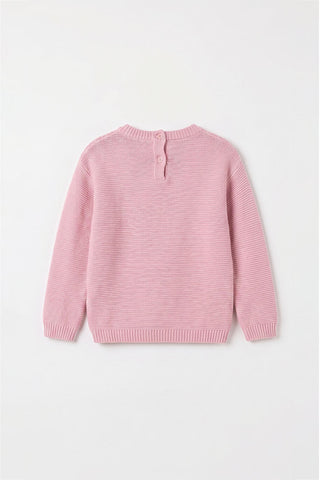BOW DETAIL KNIT SWEATER FOR BABY GIRLS
