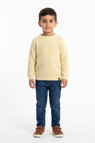 basic Knit Sweater for Baby Boys