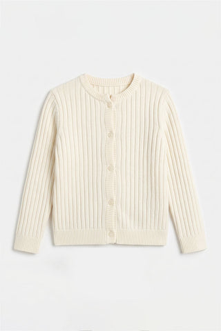 Ribbed Knit Cardigan for Baby Girls