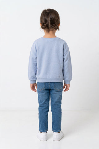 EMBROIDERED SWEATSHIRT FOR BABY GIRLS