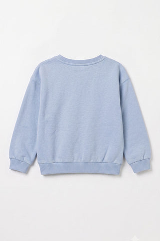 EMBROIDERED SWEATSHIRT FOR BABY GIRLS