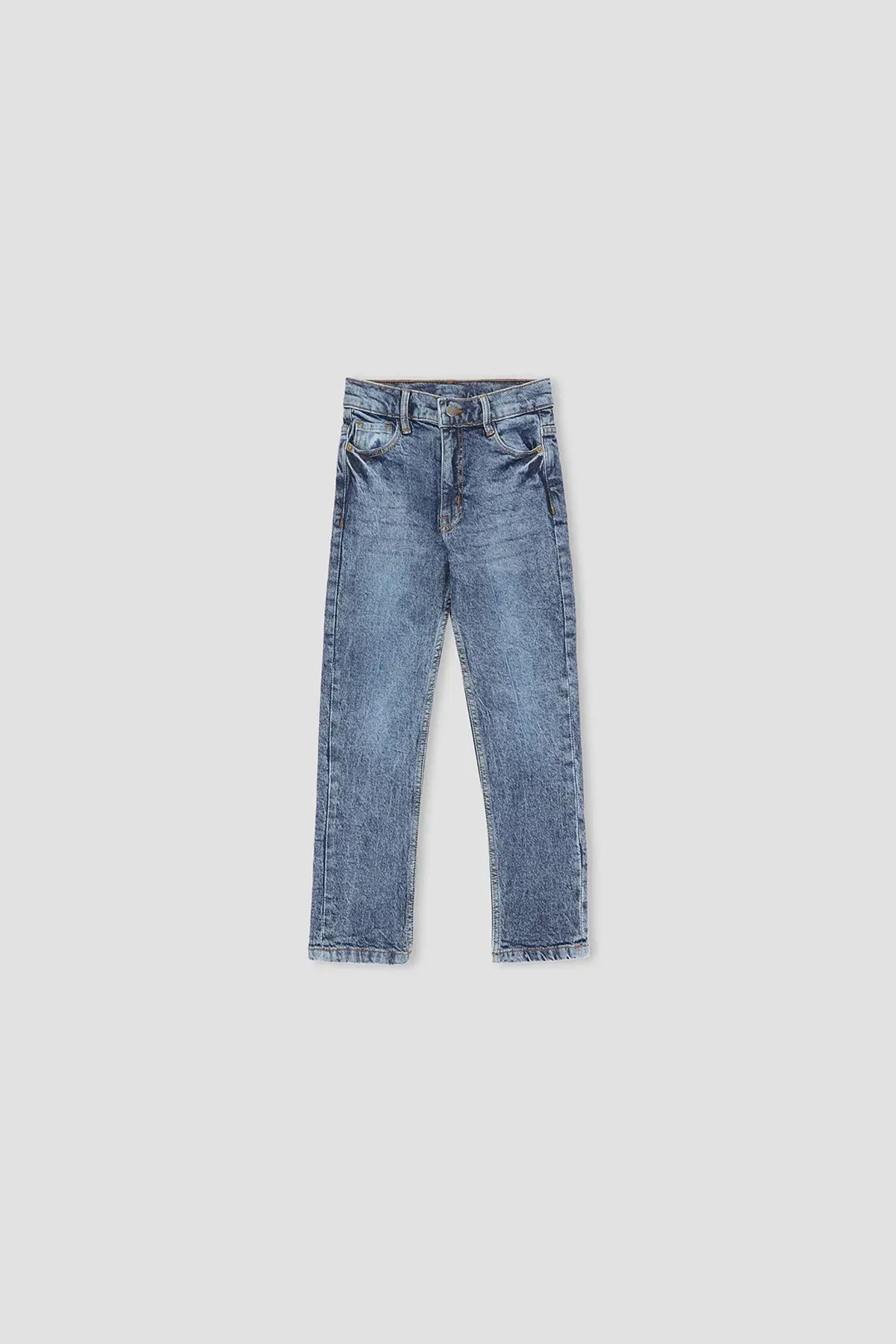 Acid Wash Slim Fit Jeans For Boy