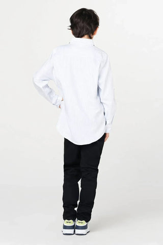 Striped Button Down Shirt For Boy