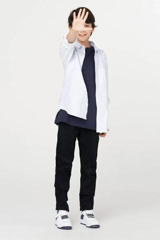Striped Button Down Shirt For Boy