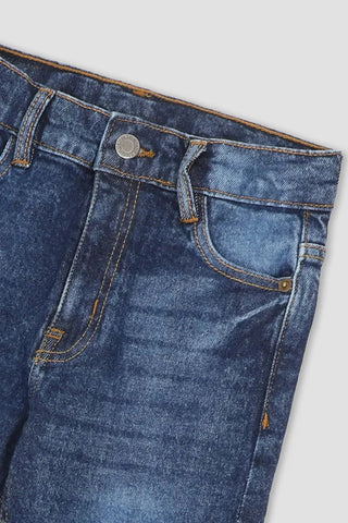 Medium Wash Slim Fit Jeans For Boy