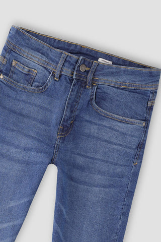 Tapered Slim Fit Denim Jeans For Boy