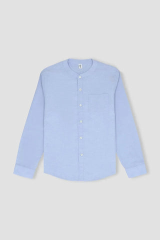 Solid Button Down Shirt For Boy