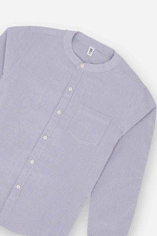 Striped Button Down Shirt For Boy