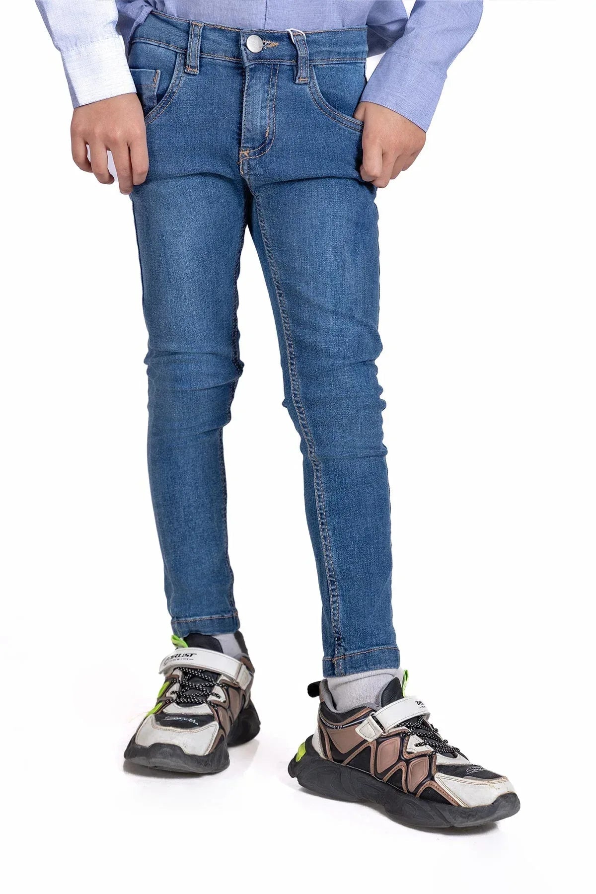 Jeans For Boy -Mid Blue