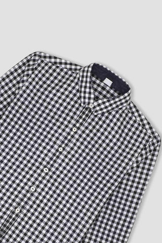 Checkered Button Downshirt For Boy