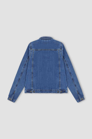 Medium Wash Denim Jacket For Boy