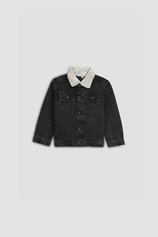Sherpa Denim Jacket For Boy