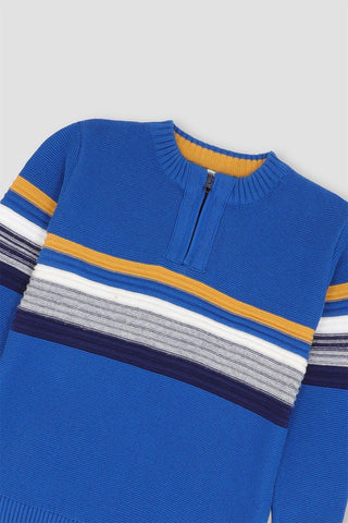 Pullover Sweater For Boy - Blue