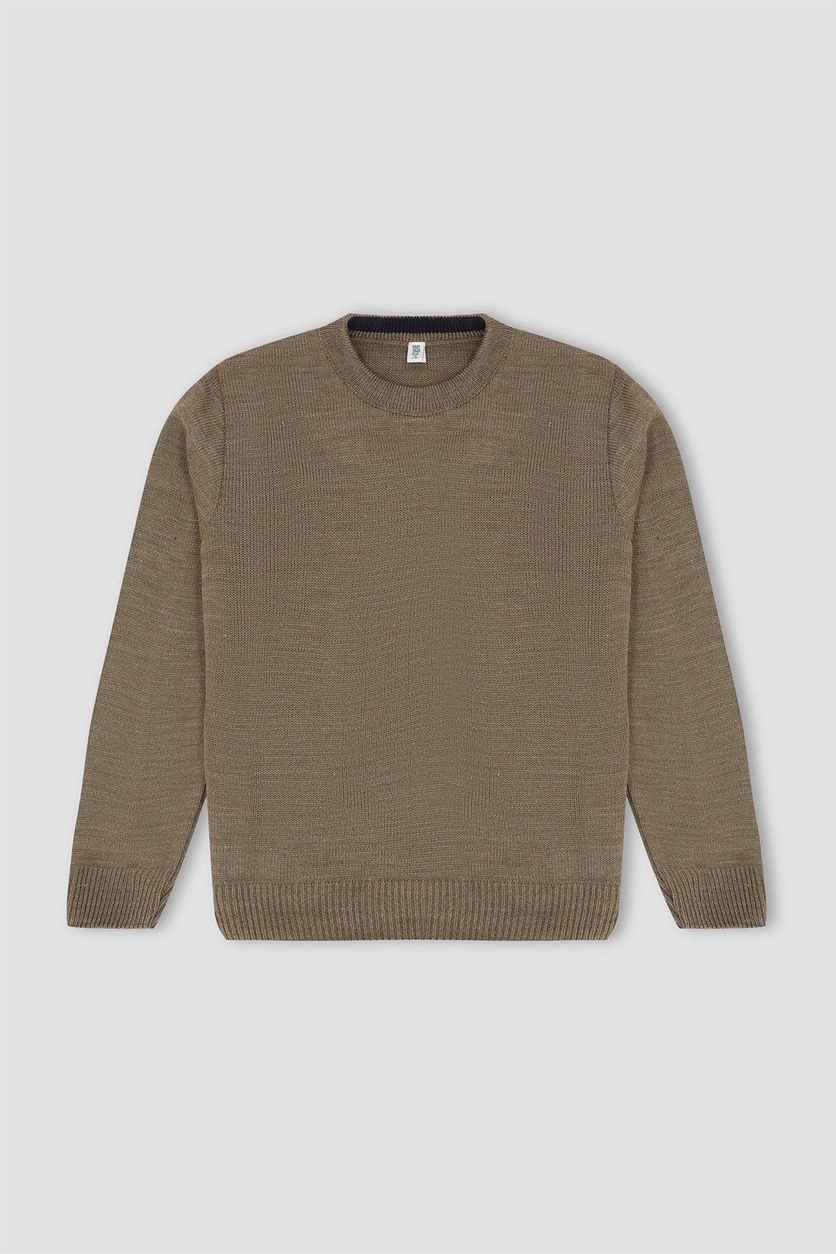 Solid Sweater For Boy