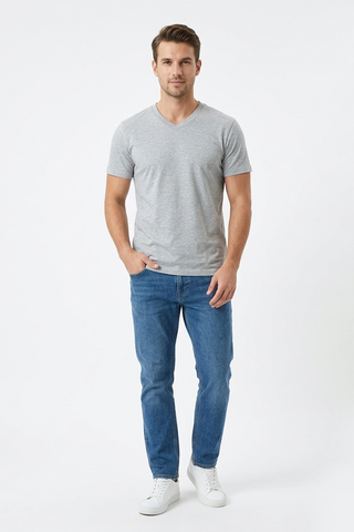 BASIC V-NECK T-SHIRT FOR MEN