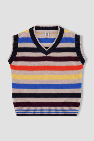 Striped Sweater For Baby Boy