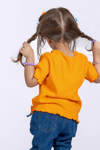 Solid T-Shirt For Baby Girl
