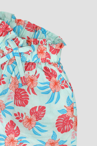 Floral Short For Baby Girl