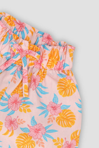Floral Short For Baby Girl