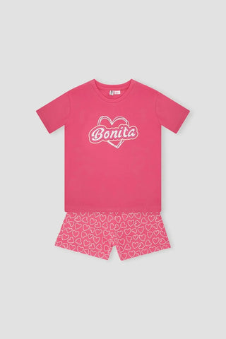 Bonita Printed Suit For Girl