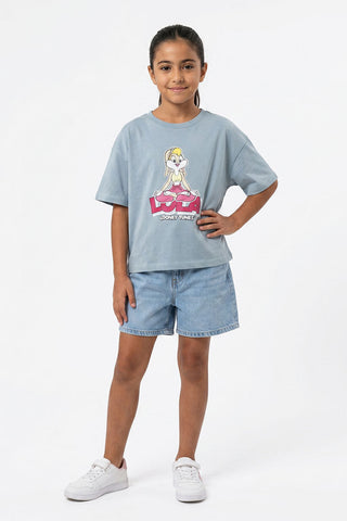  CHARACTER GRAPHIC T-SHIRT FOR GIRL   MEME