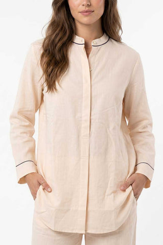 CO-ORD SET WITH PIPING DETAIL FOR WOMEN
