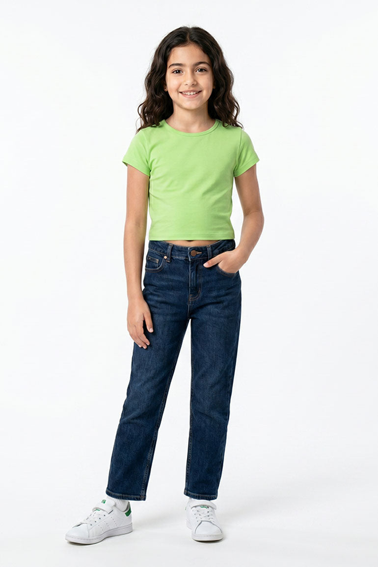  CROPPED BASIC T-SHIRT FOR GIRL   MEME