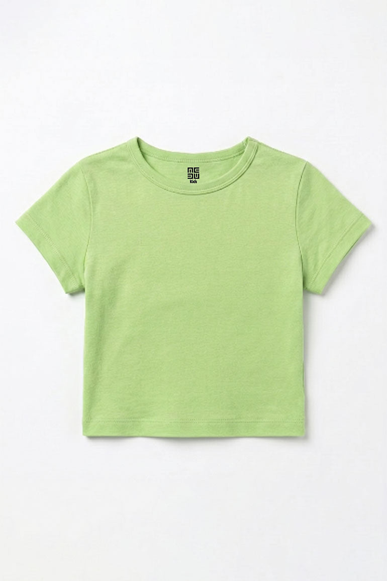  CROPPED BASIC T-SHIRT FOR GIRL   MEME