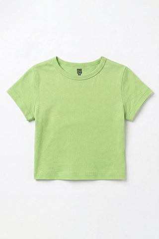  CROPPED BASIC T-SHIRT FOR GIRL   MEME