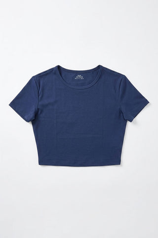 CROPPED BASIC T-SHIRT FOR WOMEN