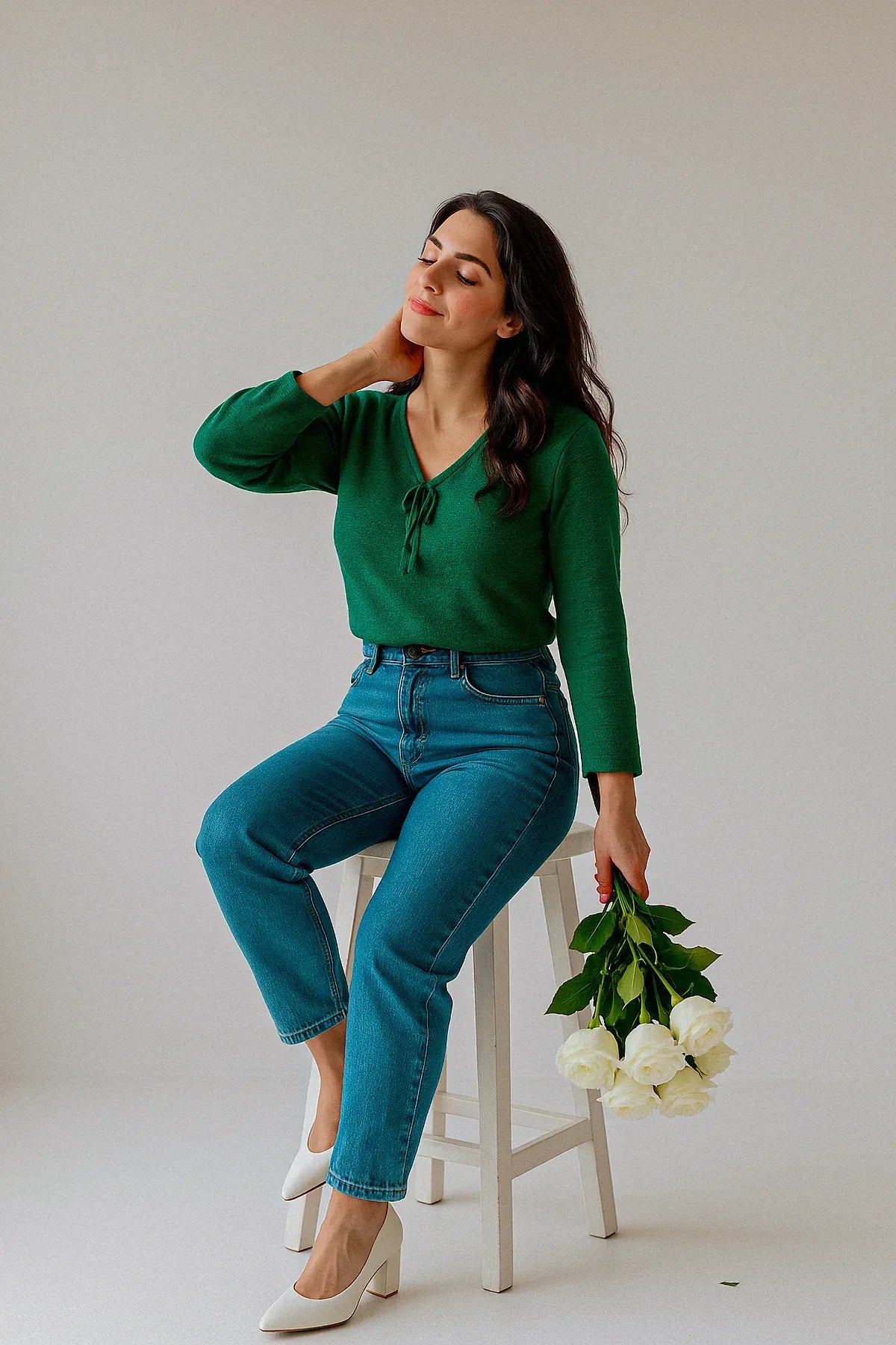 Solid Shirt For Women - Green - MEME