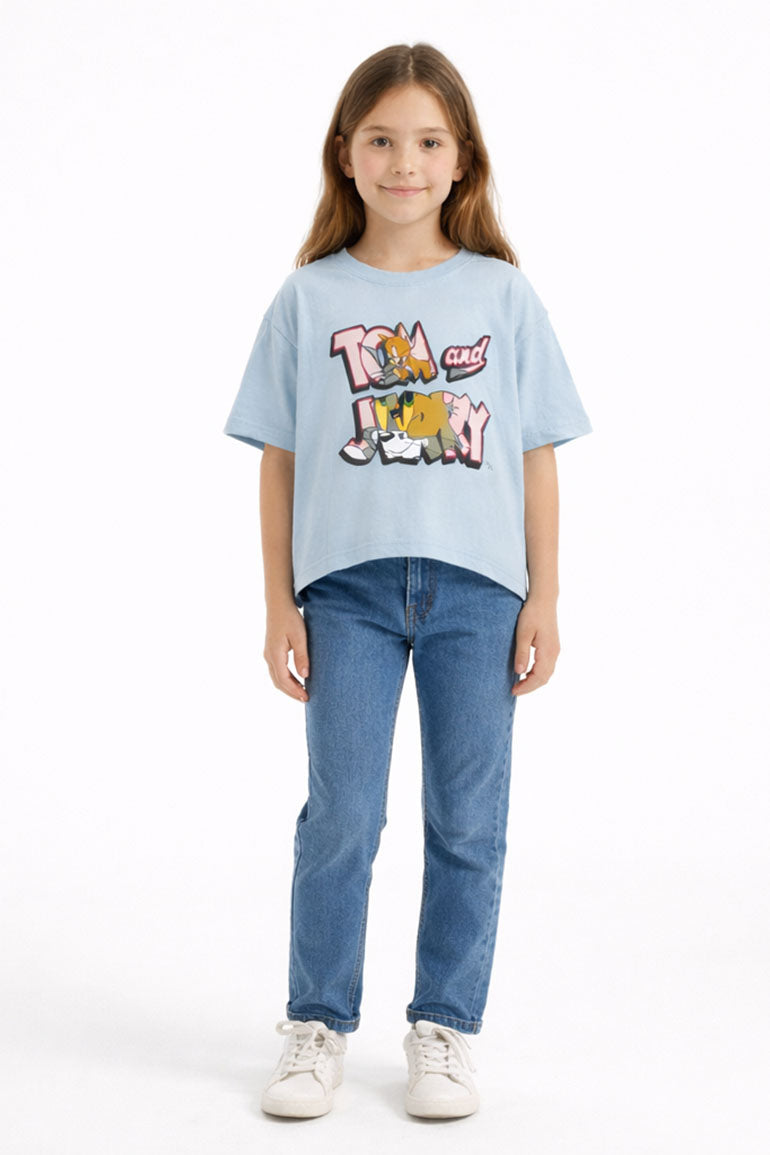 Tom And Jerry Graphic T Shirt For Girl