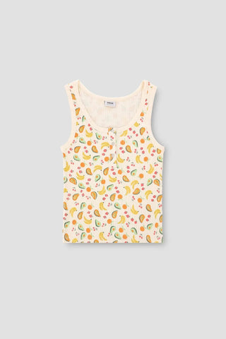 Conversational Print Pj Set For Women