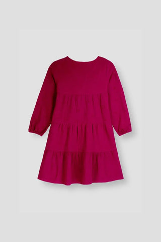 Crinkled Dress For Girl