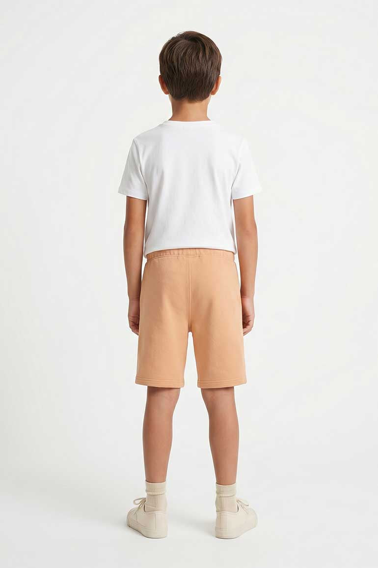  DRAWSTRING SHORTS WITH PATCH POCKETS FOR BABY BOY   MEME