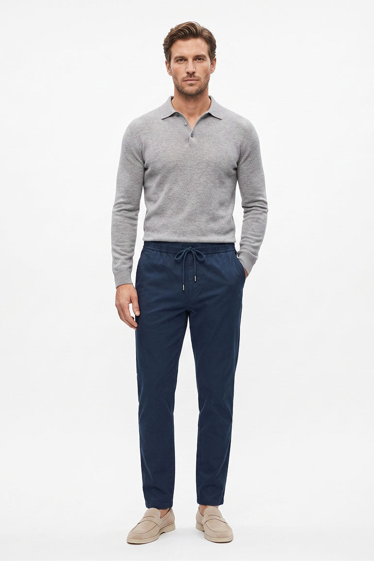  DRAWSTRING STRAIGHT FIT PANTS FOR MEN   MEME