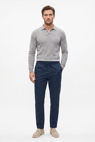  DRAWSTRING STRAIGHT FIT PANTS FOR MEN   MEME