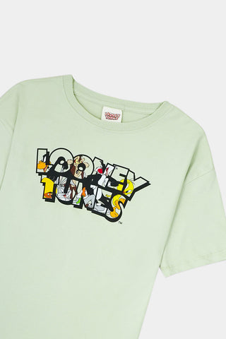 Loony Tunes T-Shirt for Boy - Periglacial Blue