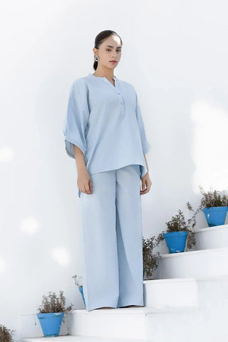 Coord Set for women - Pale Aqua - Intermix - MEME
