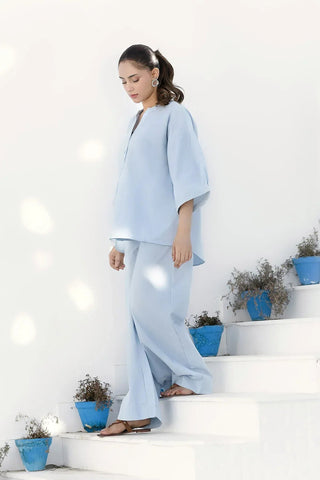 Coord Set for women - Pale Aqua - Intermix - MEME